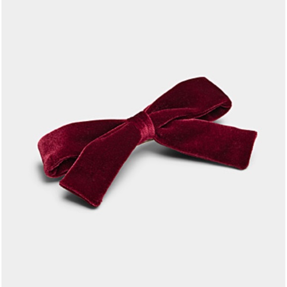 NEW in packaging Simons Velvet bow barrette - Picture 1 of 2